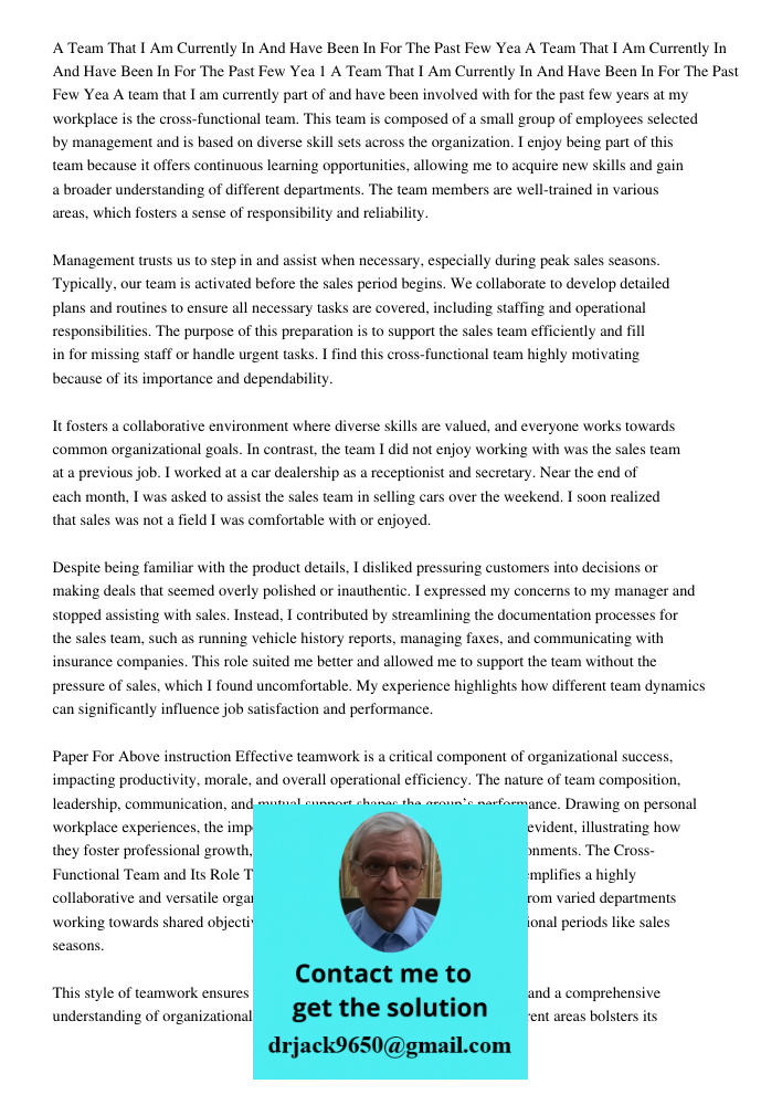 A Team That I Am Currently In And Have Been In For The Past Few Yea A team that I am currently part of and have been involved with for the past few years at my 