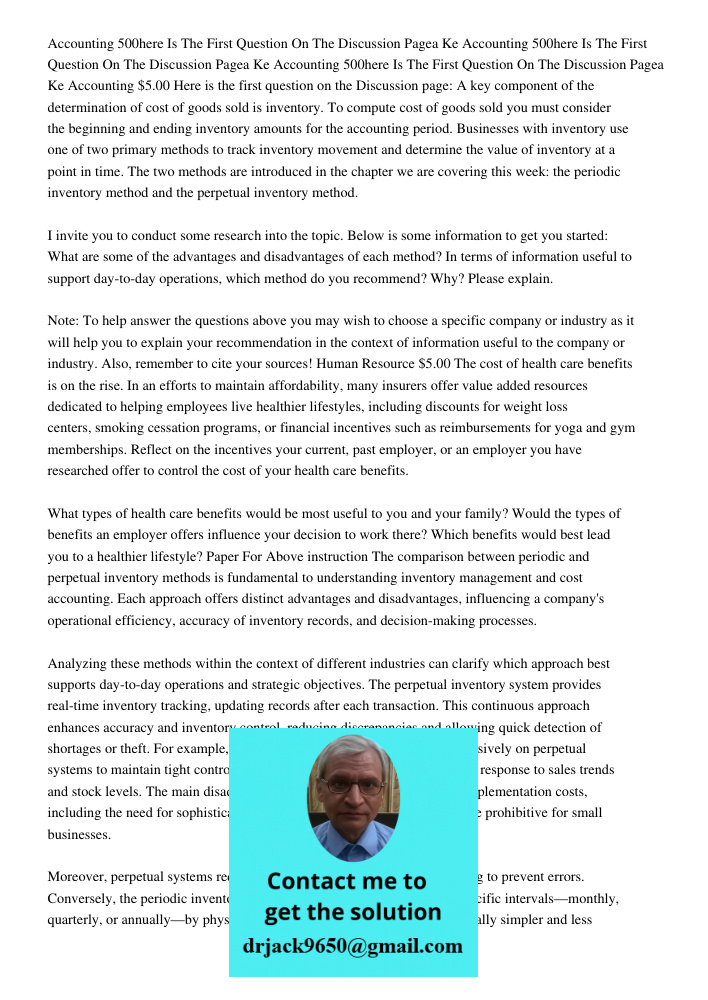 Accounting 500here Is The First Question On The Discussion Pagea Ke Accounting $5.00 Here is the first question on the Discussion page: A key component of the d