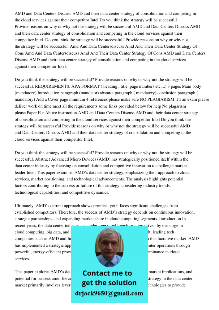 Amd And Data Centersdiscuss Amd And Their Data Center Strategy Of Cons Amd And Data Centersdiscuss Amd And Their Data Center Strategy Of Cons AMD and Data Cente