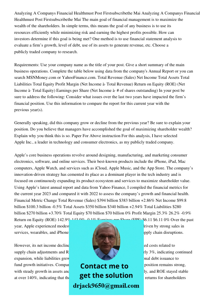 The main goal of financial management is to maximize the wealth of the shareholders. In simple terms, this means the goal of any business is to use its resource