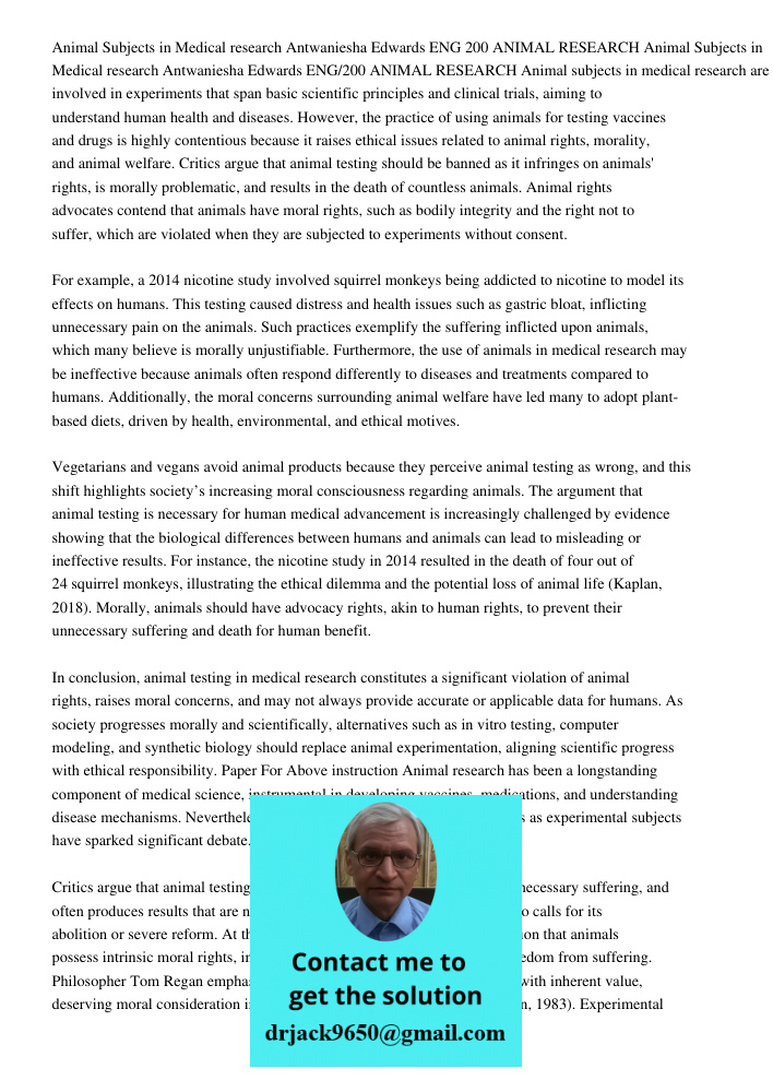 Animal subjects in medical research are involved in experiments that span basic scientific principles and clinical trials, aiming to understand human health and