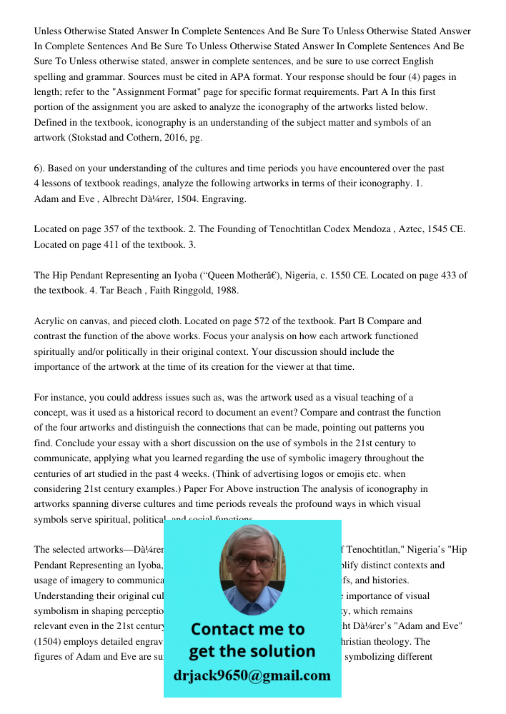 Unless Otherwise Stated Answer In Complete Sentences And Be Sure To Unless otherwise stated, answer in complete sentences, and be sure to use correct English sp