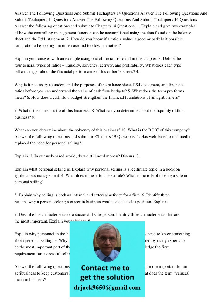 Answer The Following Questions And Submit Tochapters 14 Questions Answer the following questions and submit to Chapters 14 Questions: 1. Explain and give two ex