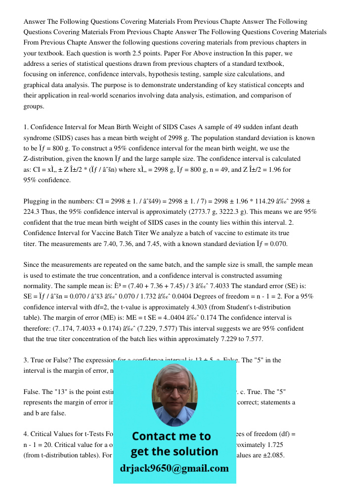 Answer The Following Questions Covering Materials From Previous Chapte Answer the following questions covering materials from previous chapters in your textbook
