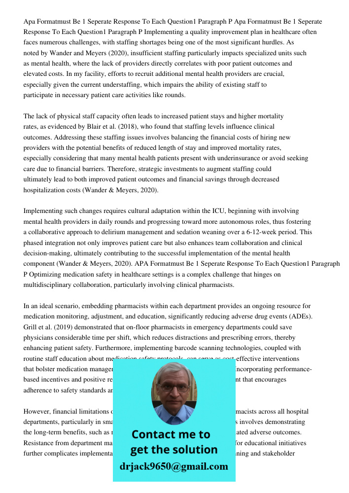 Implementing a quality improvement plan in healthcare often faces numerous challenges, with staffing shortages being one of the most significant hurdles. As not