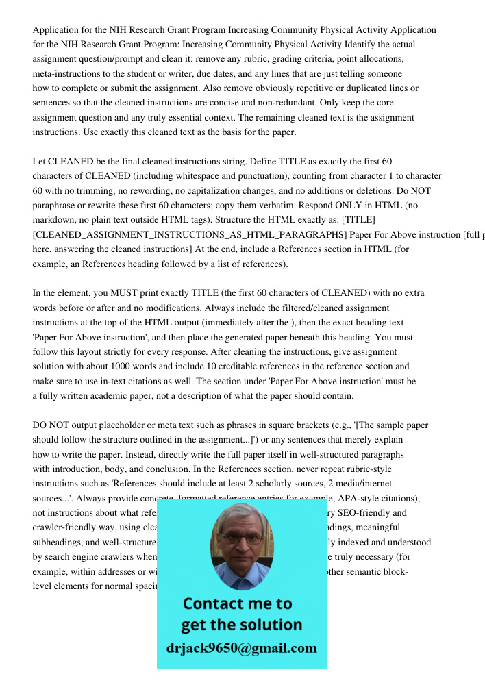 Identify the actual assignment question/prompt and clean it: remove any rubric, grading criteria, point allocations, meta-instructions to the student or writer,