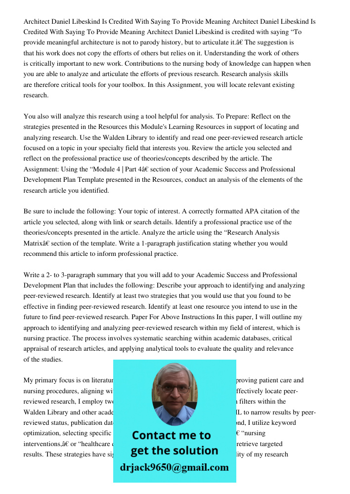 Architect Daniel Libeskind is credited with saying “To provide meaningful architecture is not to parody history, but to articulate it.” The suggestion is that h
