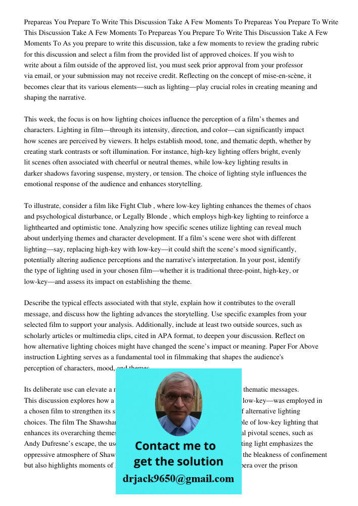 Prepareas You Prepare To Write This Discussion Take A Few Moments To As you prepare to write this discussion, take a few moments to review the grading rubric fo