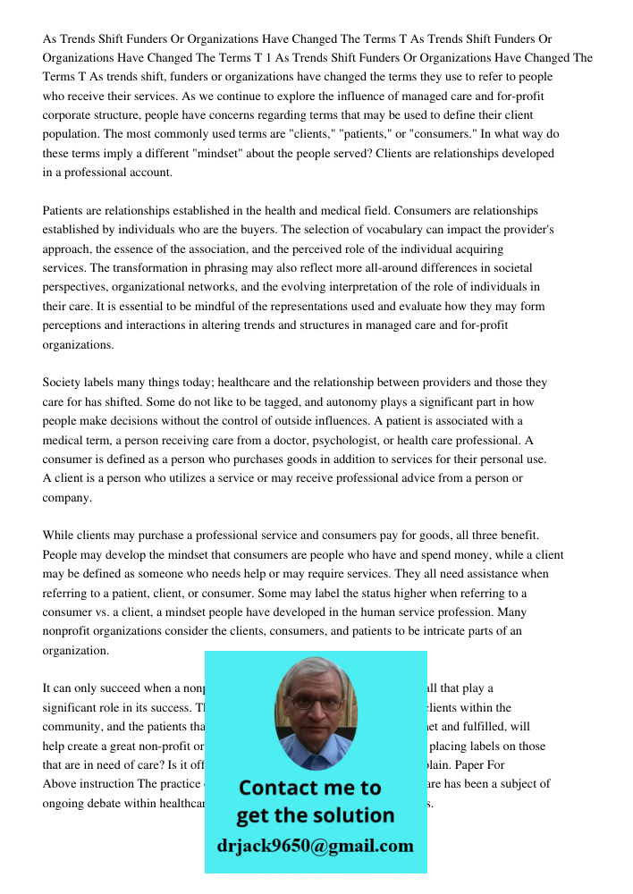 As Trends Shift Funders Or Organizations Have Changed The Terms T As trends shift, funders or organizations have changed the terms they use to refer to people w