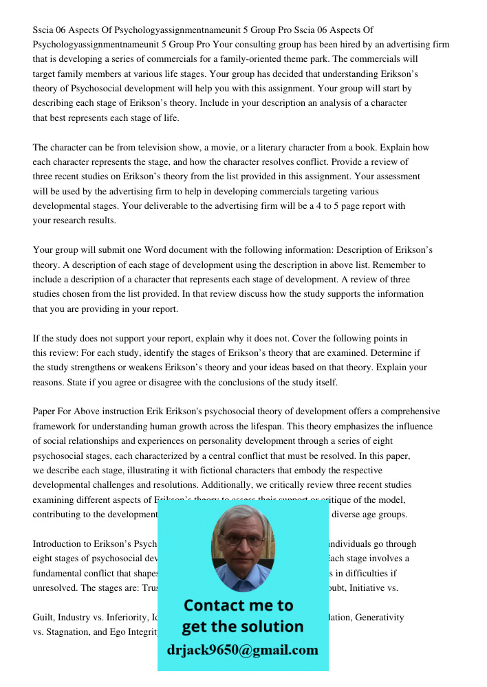 Your consulting group has been hired by an advertising firm that is developing a series of commercials for a family-oriented theme park. The commercials will ta