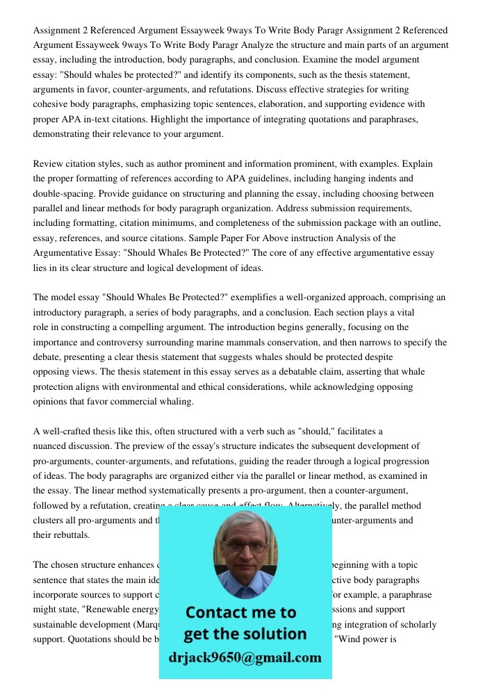 Analyze the structure and main parts of an argument essay, including the introduction, body paragraphs, and conclusion. Examine the model argument essay: "Shoul