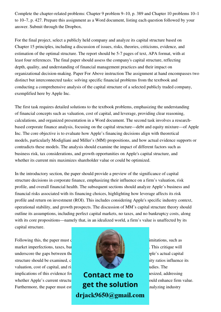 Complete the chapter-related problems: Chapter 9 problem 9–10, p. 389 and Chapter 10 problems 10–1 to 10–7, p. 427. Prepare this assignment as a Word document, 