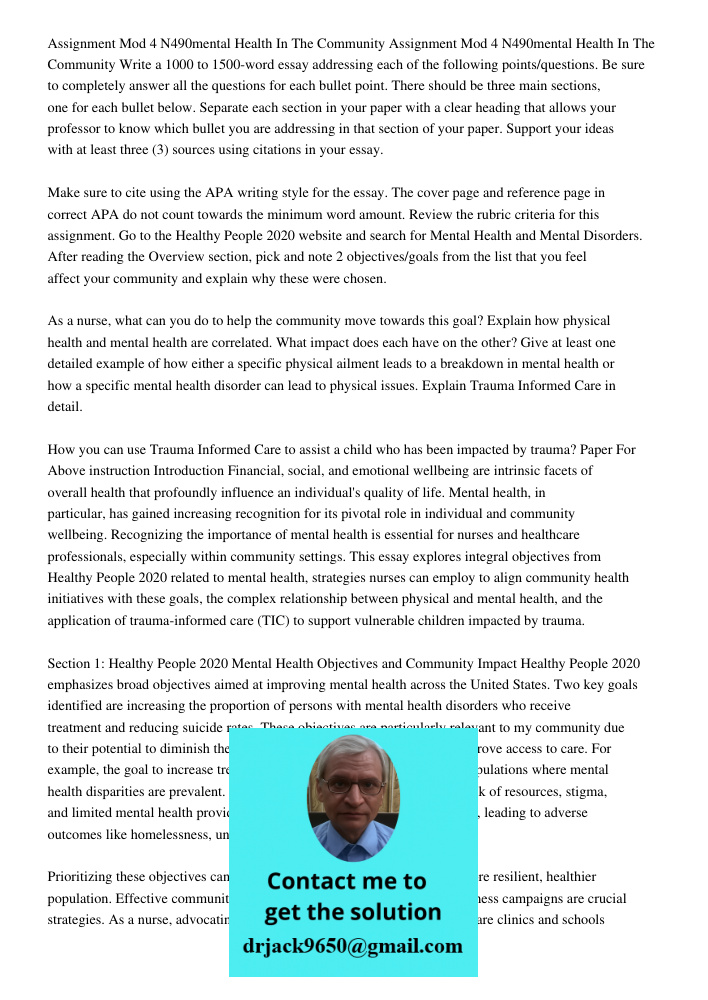 Write a 1000 to 1500-word essay addressing each of the following points/questions. Be sure to completely answer all the questions for each bullet point. There s