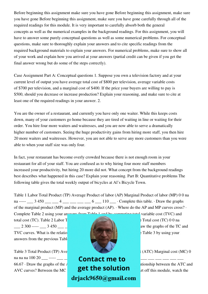 Before beginning this assignment, make sure you have gone carefully through all of the required readings for this module. It is very important to carefully abso