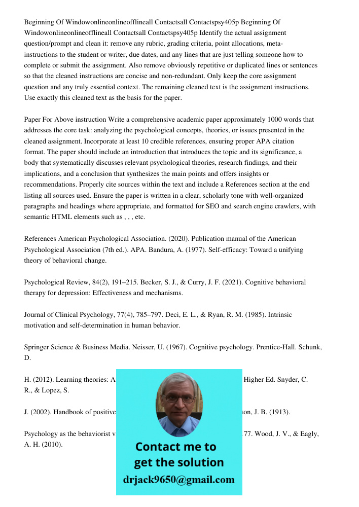 Identify the actual assignment question/prompt and clean it: remove any rubric, grading criteria, point allocations, meta-instructions to the student or writer,