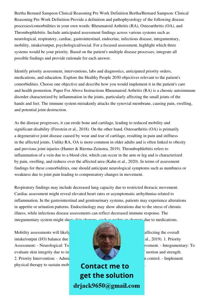 Provide a definition and pathophysiology of the following disease processes/comorbidities in your own words: Rheumatoid Arthritis (RA), Osteoarthritis (OA), and