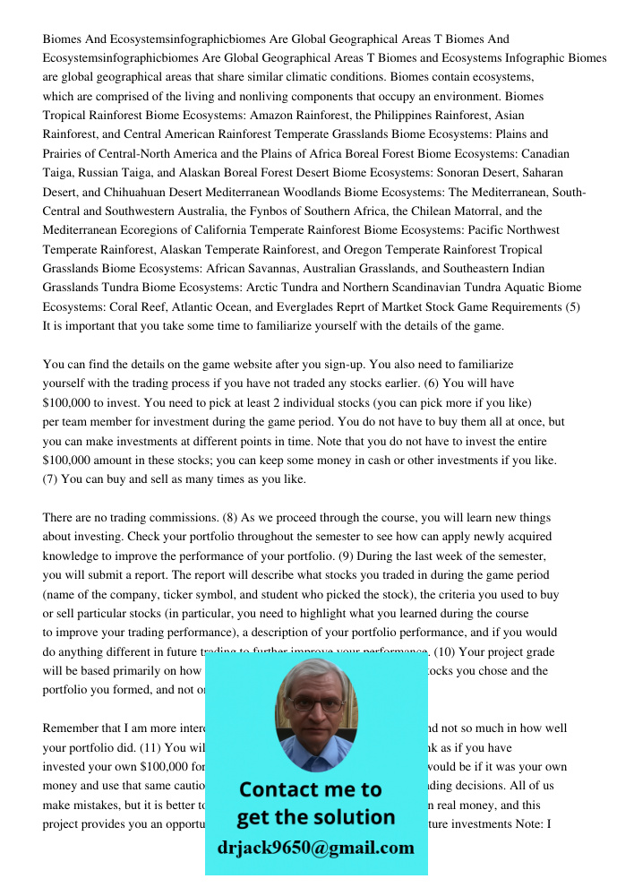 Biomes and Ecosystems Infographic Biomes are global geographical areas that share similar climatic conditions. Biomes contain ecosystems, which are comprised of