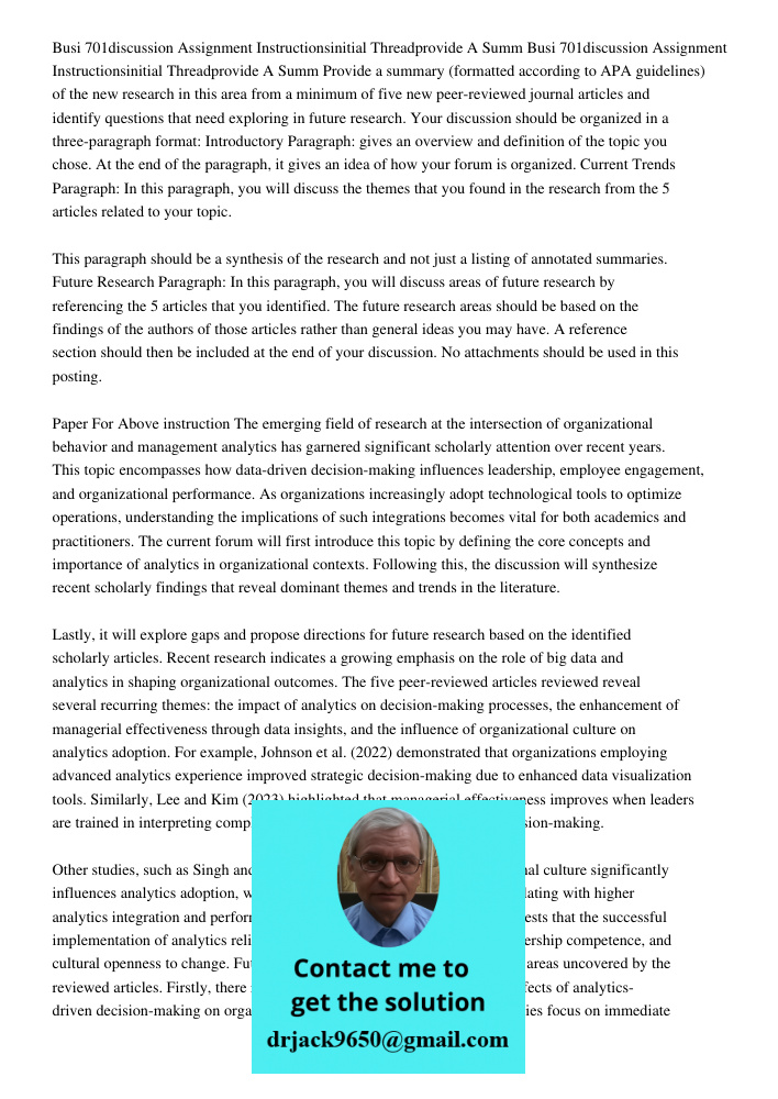 Provide a summary (formatted according to APA guidelines) of the new research in this area from a minimum of five new peer-reviewed journal articles and identif