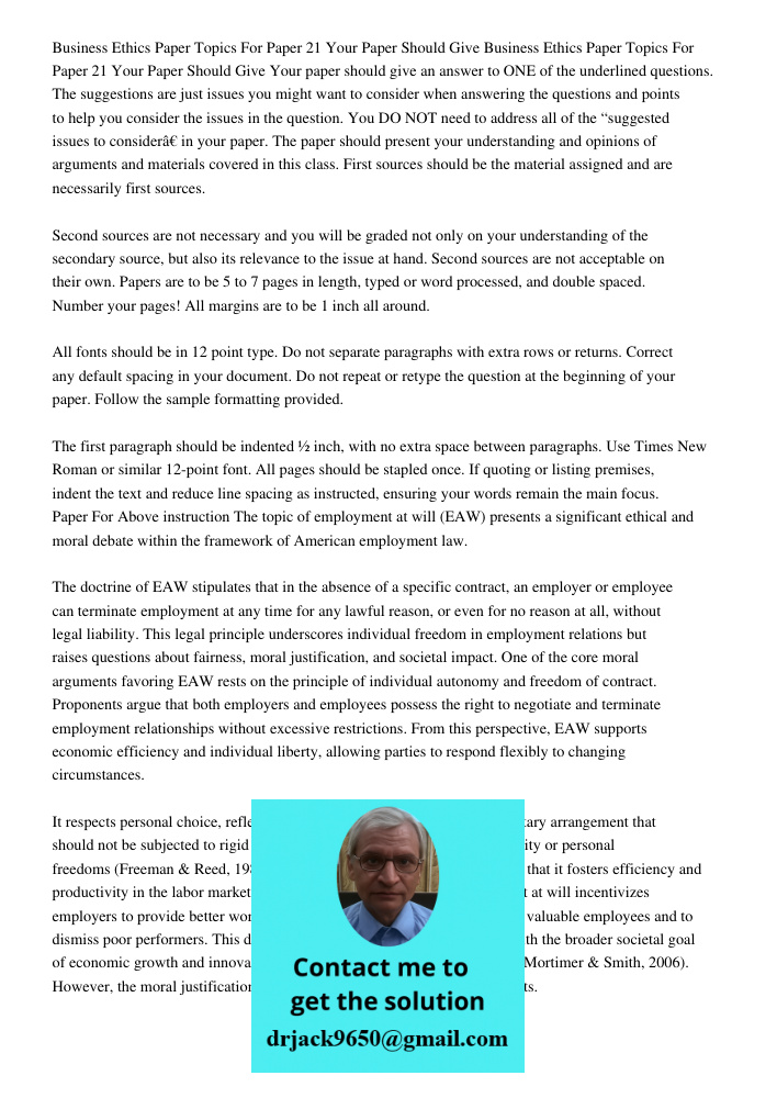 Your paper should give an answer to ONE of the underlined questions. The suggestions are just issues you might want to consider when answering the questions and