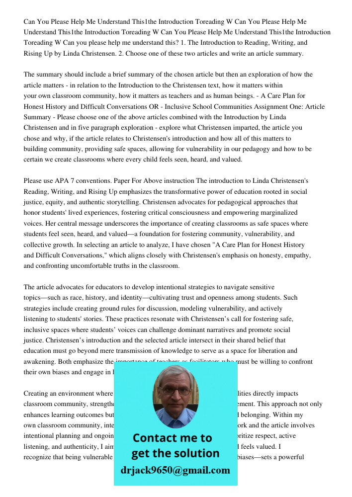 Can You Please Help Me Understand This1the Introduction Toreading W Can you please help me understand this? 1. The Introduction to Reading, Writing, and Rising 