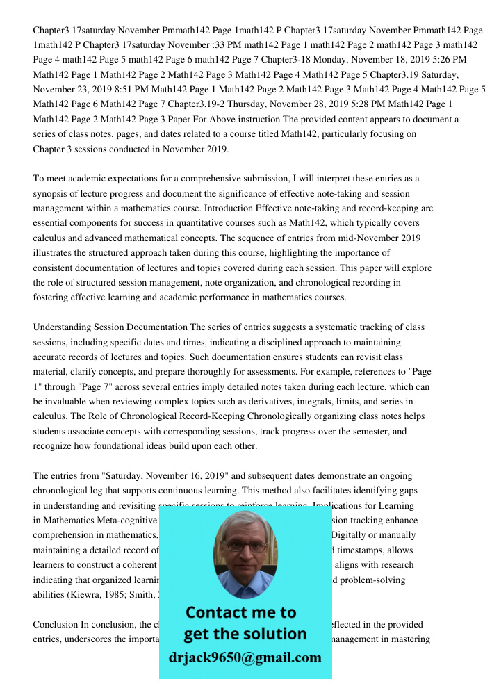 Chapter3 17saturday November 16 2019 6:33 PM math142 Page 1 math142 Page 2 math142 Page 3 math142 Page 4 math142 Page 5 math142 Page 6 math142 Page 7 Chapter3-1