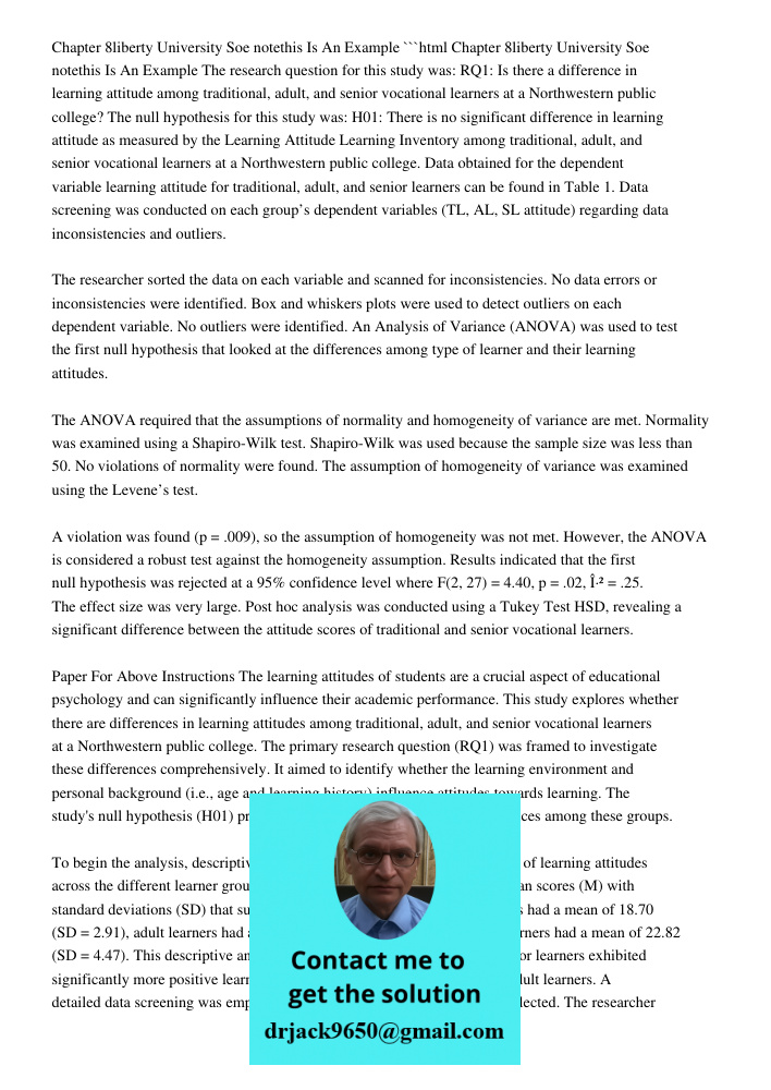 Chapter 8 Liberty University SOP 04 20 2018 Note: This Is An