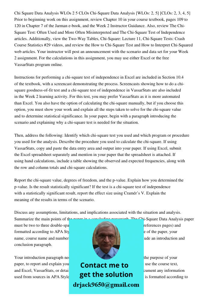 Prior to beginning work on this assignment, review Chapter 10 in your course textbook, pages 109 to 120 in Chapter 7 of the Jarman e-book, and the Week 2 Instru