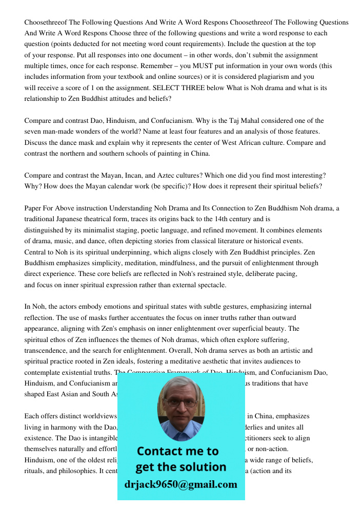 Choose three of the following questions and write a word response to each question (points deducted for not meeting word count requirements). Include the questi