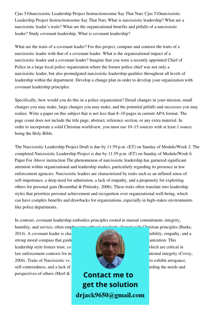 What is narcissistic leadership? What are a narcissistic leader’s traits? What are the organizational benefits and pitfalls of a narcissistic leader? Study cove