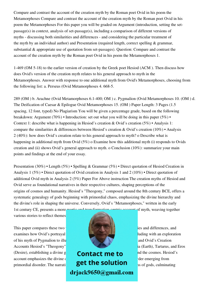 For this paper you will be graded on Argument (introduction, setting the set-passage(s) in context, analysis of set-passage(s), including a comparison of differ