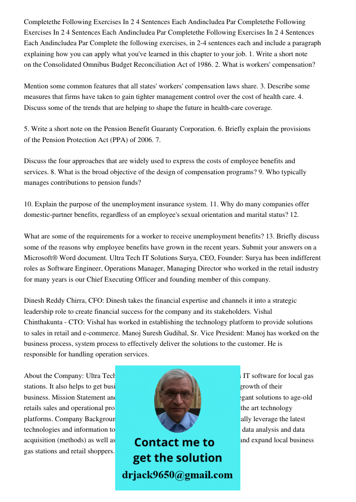 Completethe Following Exercises In 2 4 Sentences Each Andincludea Par Complete the following exercises, in 2-4 sentences each and include a paragraph explaining
