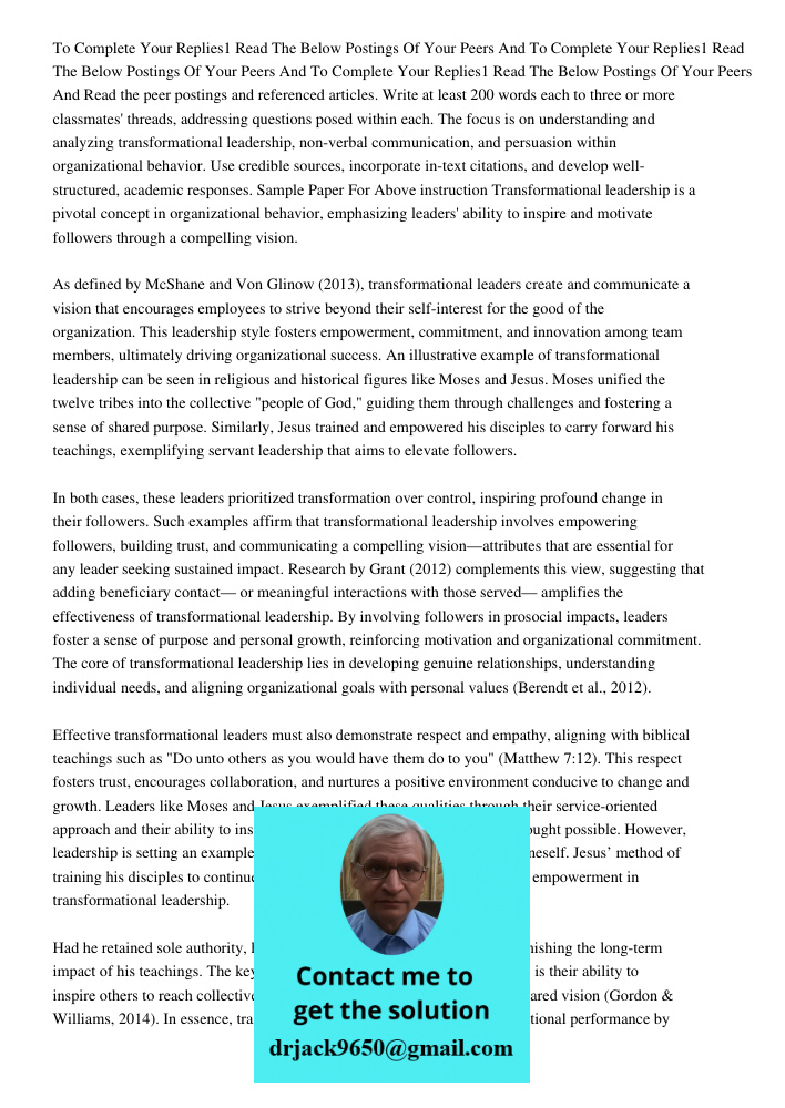 To Complete Your Replies1 Read The Below Postings Of Your Peers And Read the peer postings and referenced articles. Write at least 200 words each to three or mo