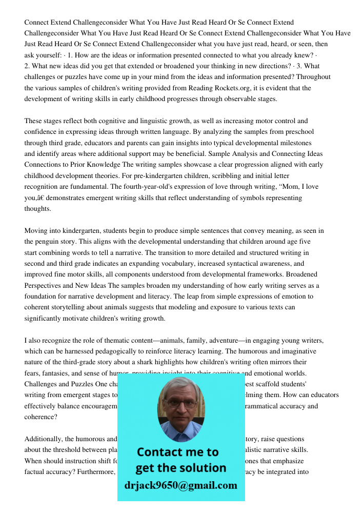 Connect Extend Challengeconsider What You Have Just Read Heard Or Se Connect Extend Challengeconsider what you have just read, heard, or seen, then ask yourself