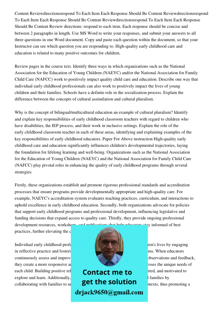 Content Reviewdirectionsrespond To Each Item Each Response Should Be Content Review directions: respond to each item. Each response should be concise and betwee