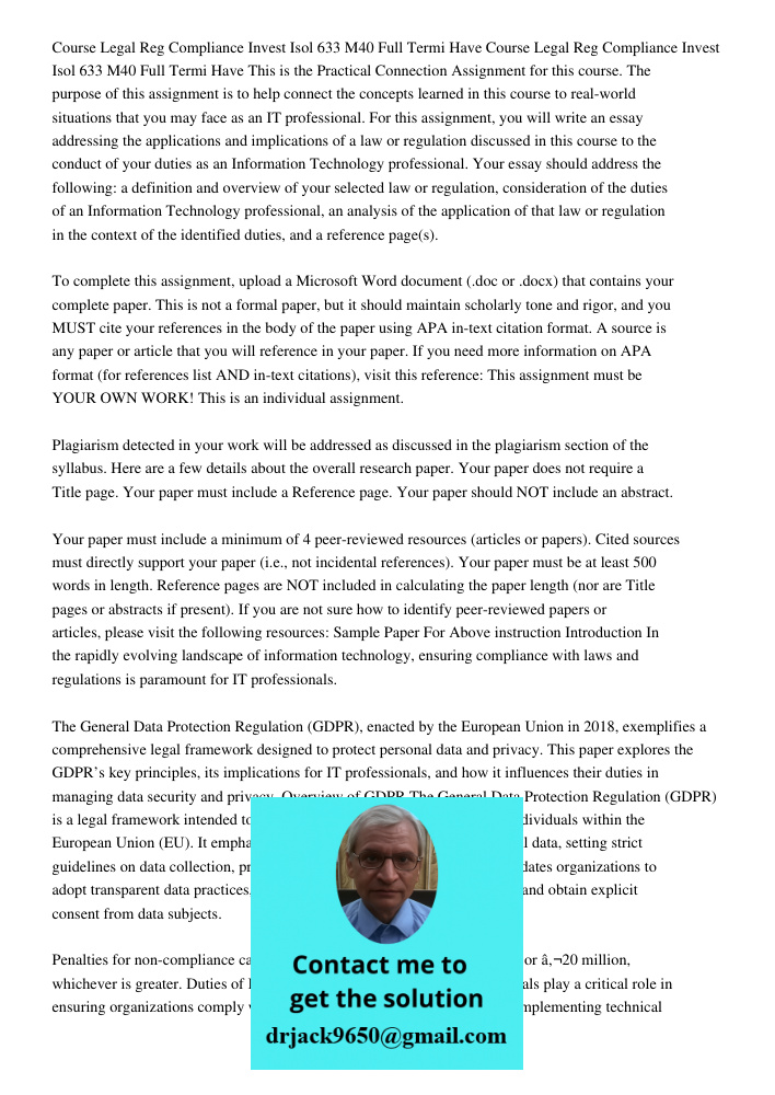 This is the Practical Connection Assignment for this course. The purpose of this assignment is to help connect the concepts learned in this course to real-world