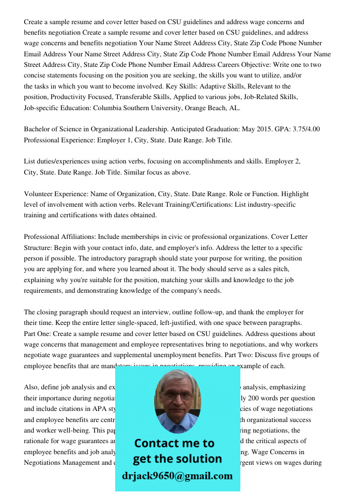 Your Name Street Address City, State Zip Code Phone Number Email Address Your Name Street Address City, State Zip Code Phone Number Email Address Your Name Stre