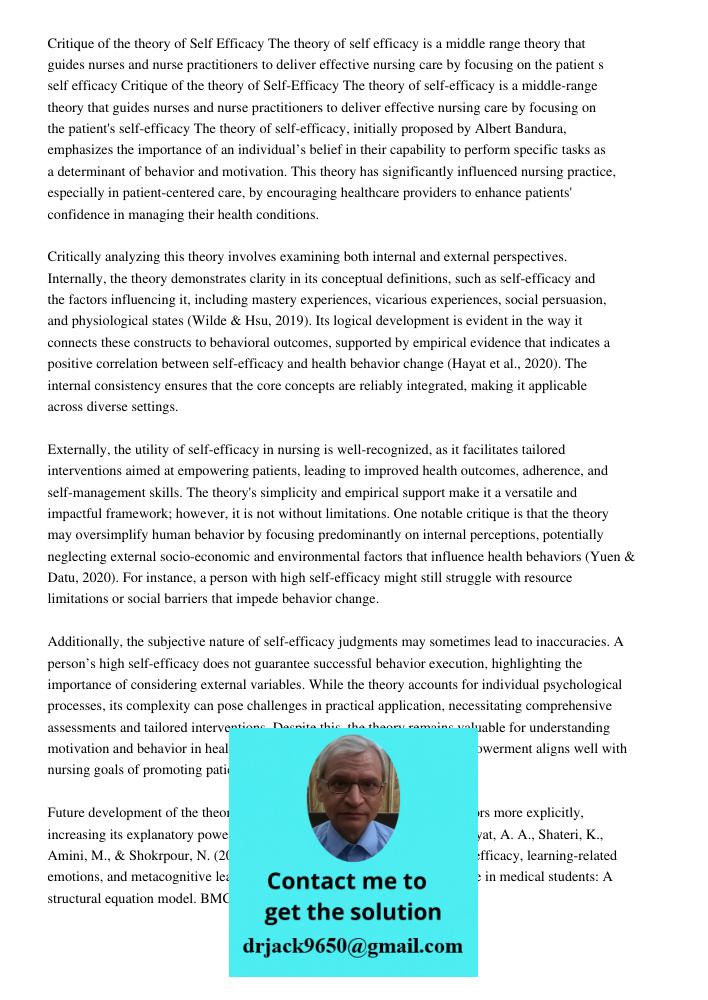 The theory of self-efficacy, initially proposed by Albert Bandura, emphasizes the importance of an individual’s belief in their capability to perform specific t