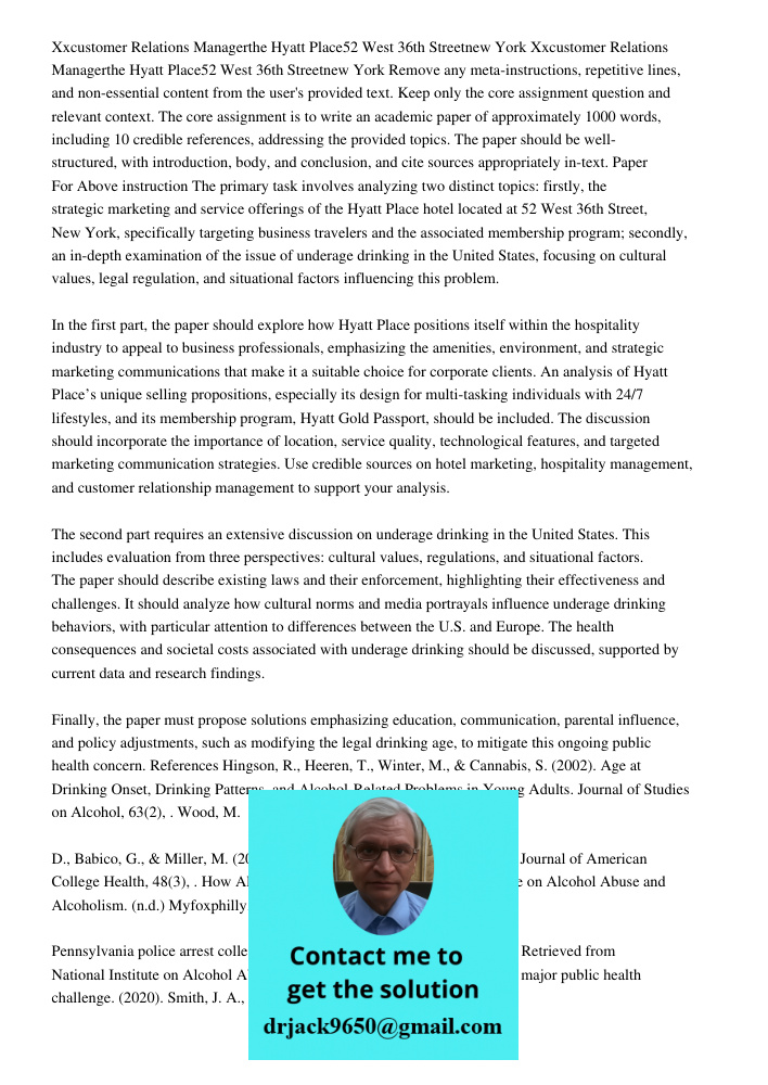 Remove any meta-instructions, repetitive lines, and non-essential content from the user's provided text. Keep only the core assignment question and relevant con