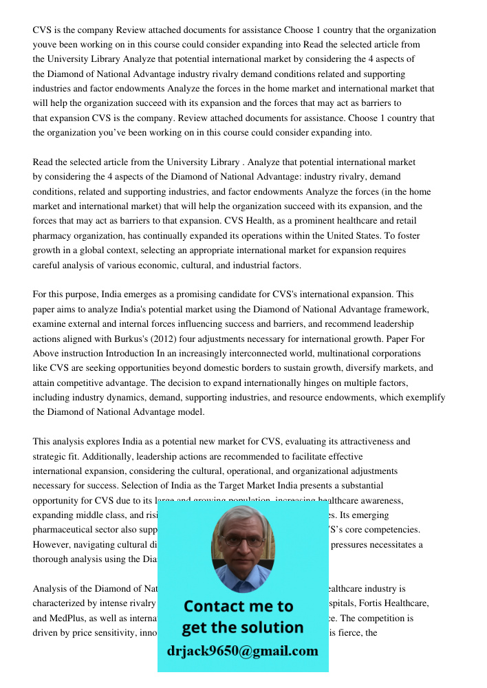 CVS Health, as a prominent healthcare and retail pharmacy organization, has continually expanded its operations within the United States. To foster growth in a 