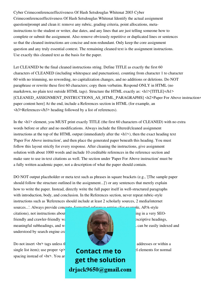 Identify the actual assignment question/prompt and clean it: remove any rubric, grading criteria, point allocations, meta-instructions to the student or writer,