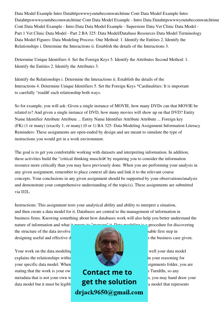 Data Model Example - Intro Data Datahttpswwwyoutubecomwatchtime Cont Data Model Example - Intro Data Data Model Example - Superstore Data Vet Clinic Data Model 