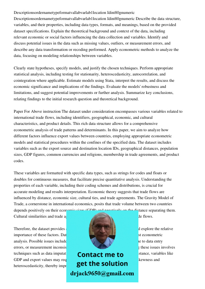 Describe the data structure, variables, and their properties, including data types, formats, and meanings, based on the provided dataset specifications. Explain