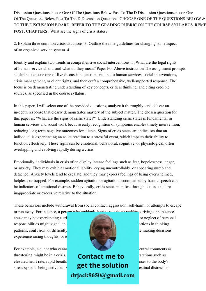 Discussion Questions: CHOOSE ONE OF THE QUESTIONS BELOW & POST TO THE DISCUSSION BOARD. REFER TO THE GRADING RUBRIC ON THE COURSE SYLLABUS. REMEMBER TO CITE YOU