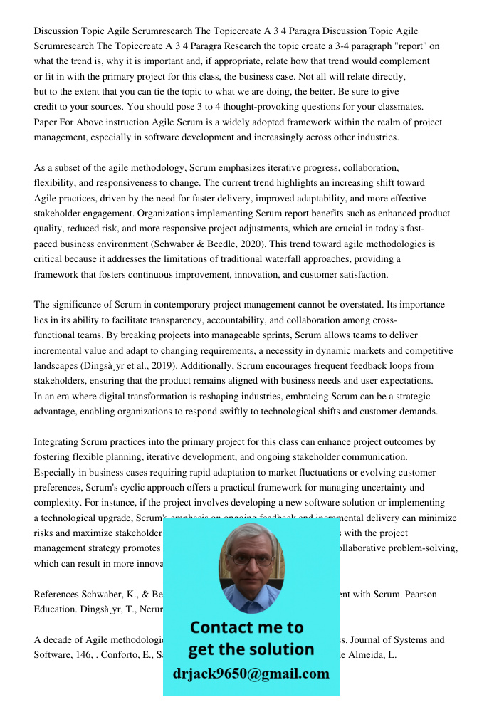 Research the topic create a 3-4 paragraph "report" on what the trend is, why it is important and, if appropriate, relate how that trend would complement or fit 