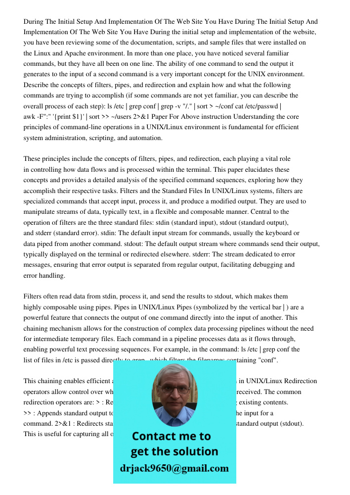 During the initial setup and implementation of the website, you have been reviewing some of the documentation, scripts, and sample files that were installed on 