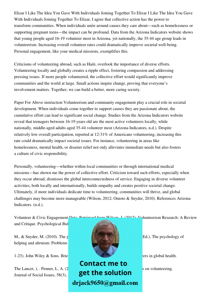 Elizar, I agree that collective action has the power to transform communities. When individuals unite around causes they care about—such as homelessness or supp