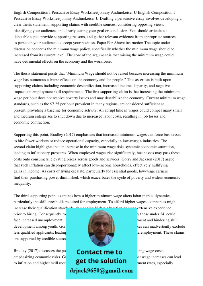 Drafting a persuasive essay involves developing a clear thesis statement, supporting claims with credible sources, considering opposing views, identifying your 