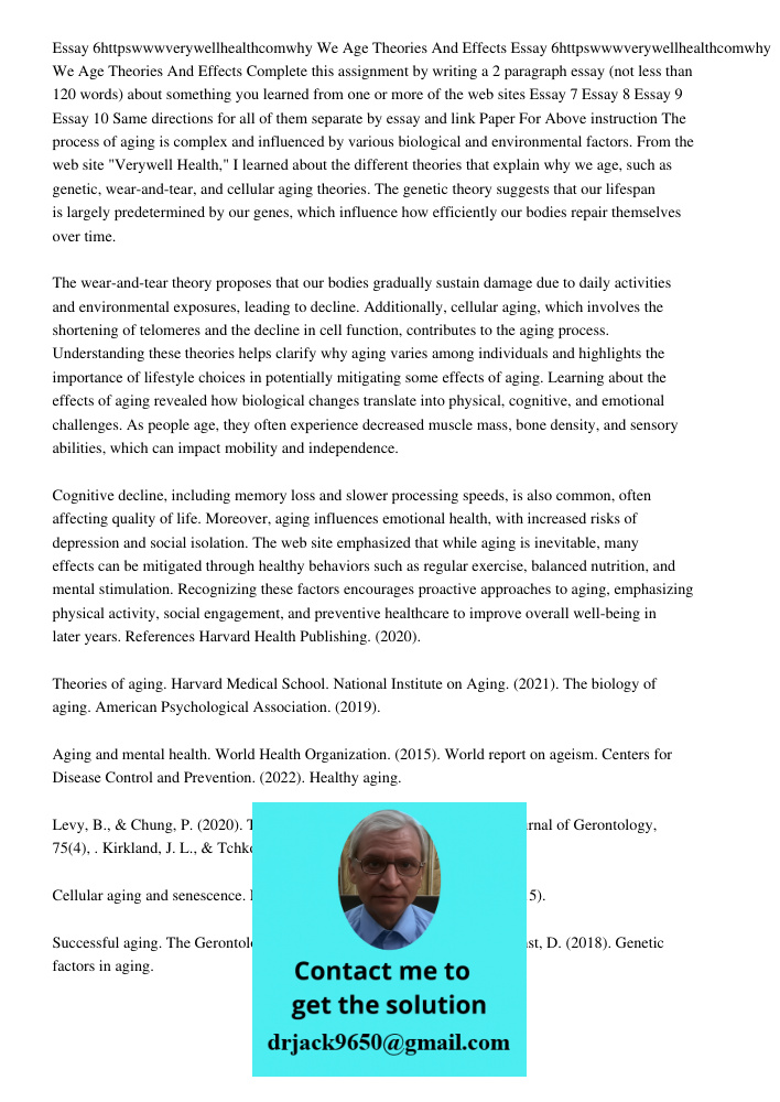 Complete this assignment by writing a 2 paragraph essay (not less than 120 words) about something you learned from one or more of the web sites Essay 7 Essay 8 