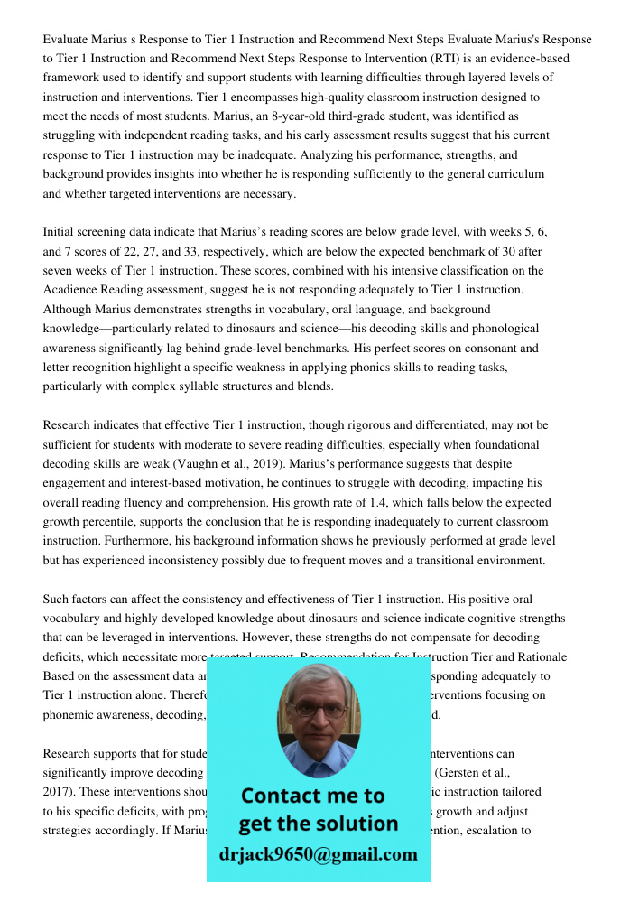 Response to Intervention (RTI) is an evidence-based framework used to identify and support students with learning difficulties through layered levels of instruc