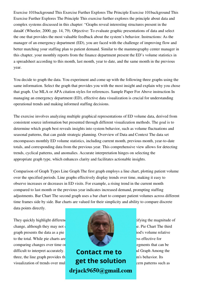 This exercise further explores the principle about data and complex systems discussed in this chapter: “Graphs reveal interesting structures present in the data